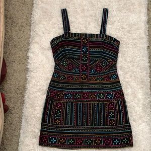 FREE PEOPLE embroidered dress women’s sz 6
